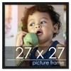 PosterPalooza | Square Classic Modern Black Picture Frame - UV Acrylic, Foam Board Backing, Hanging Hardware - 2 of 4