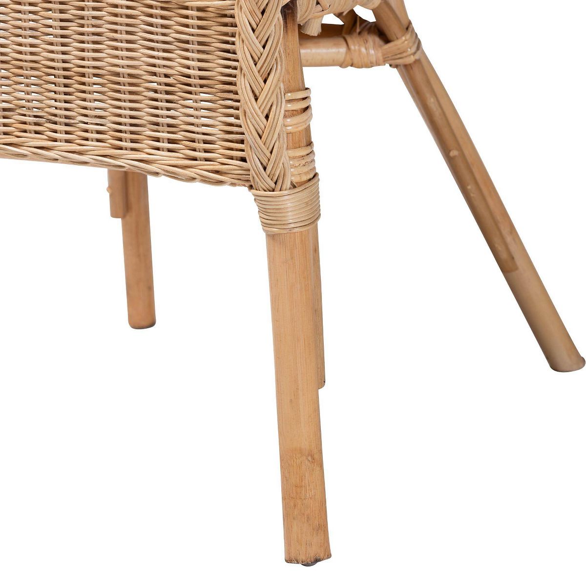bali & pari Abbey Rattan Dining Chair Natural - thumbnail 5