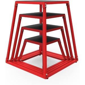 12/18/24/30" Plyo Box Set | Sturdy Plyometric Jump Platform for Home Gym - Unisex Single/Multi-Height Box Jump - 1 of 4