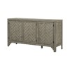 Okak Sideboard Cabinet, Bufft Cabinet with 3 Doors and 4 Shelves, Storage Cabinet for Living Room, Dining Room, Kitchen, Gray - 4 of 4