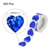Unique Bargains Self-Adhesive Heart Decorations Stickers for Envelope Wedding 500 Pcs - 2 of 4