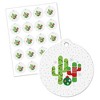 Big Dot of Happiness Merry Cactus - Christmas Cactus Party Favor Gift Tags (Set of 20) - 2 of 4