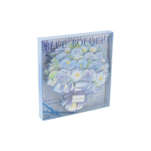 Unique Bargains Greeting Card Red 7.2"x6.8"x0.8" 1 Pc - 1 of 4