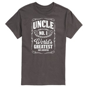 Men's - Instant Message - Uncle Worlds Greatest Short Sleeve Graphic T-Shirt - 1 of 4