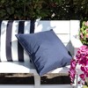 TopComfy Support Pillow Weather Resistant Soft Fabric for Outdoor Comfort, Blue, 17"*17"*10" - 2 of 4