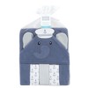 Hudson Baby Infant Boy Hooded Towel and Five Washcloths, Sailor Elephant, One Size - 2 of 2