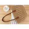 FATMOON  Chic Rattan Woven Straw Shoulder Bag - Large Capacity, Handmade Shopping basket women's Bag  for Women, Perfect for Daily Match - 4 of 4