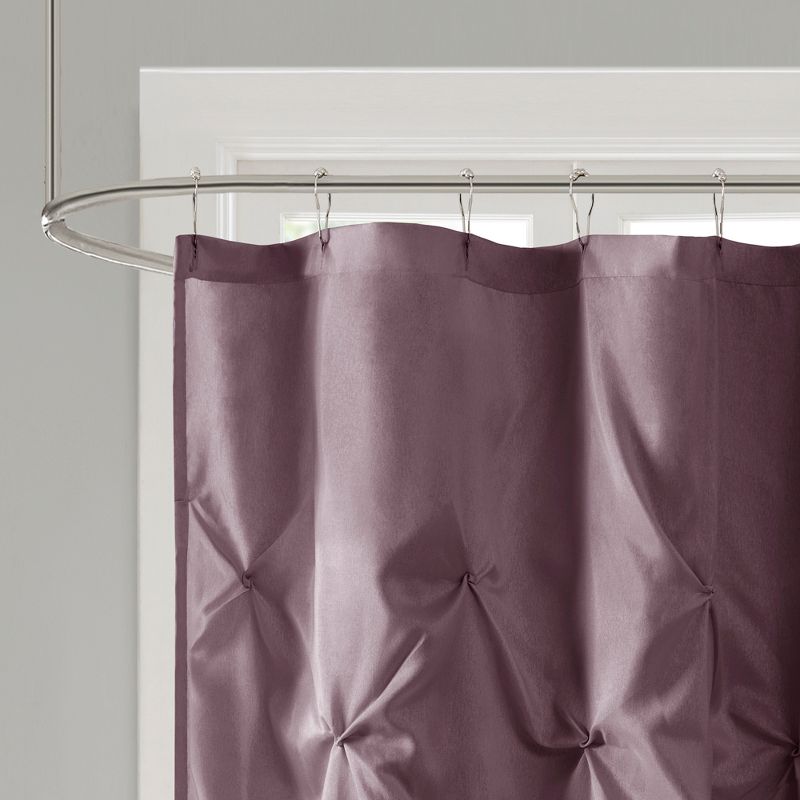 Piedmont Solid Polyester Shower Curtain, 4 of 7