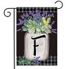 Briarwood Lane Everyday Garden Flag 12x18 For Outdoor Farmhouse Monogram Letter F Garden Flag Flags For Outside - 2 of 4