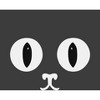 Oversized Cat Face Youth Crew Neck Short Sleeve Tee - 2 of 2