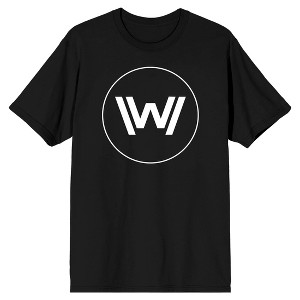 Westworld TV Series Logo Men's Black T-shirt - 1 of 3