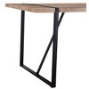 Modern Minimalist Round & Rectangular MDF Dining Table, for Office, Home & Kitchen, Available in Multiple Colors - 3 of 4