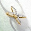 Ross-Simons 0.50 ct. t.w. Diamond Crisscross Ring in 14kt Yellow Gold - 4 of 4
