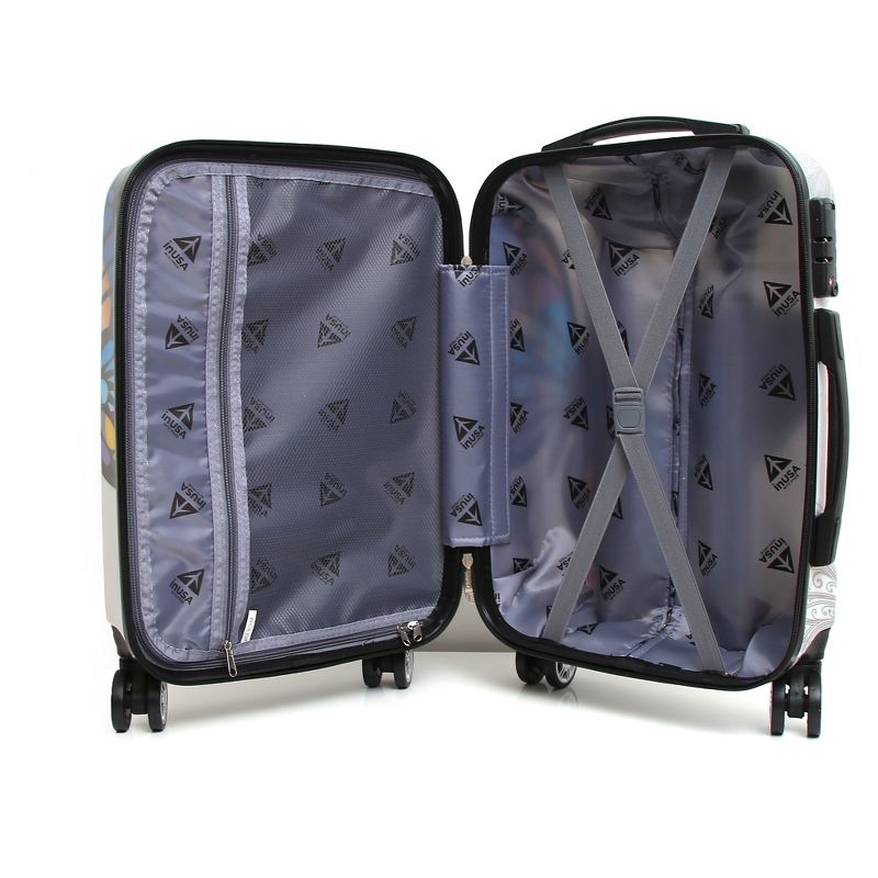 InUSA Prints Hardside Large Checked Spinner Suitcase - Butterfly, 5 of 10