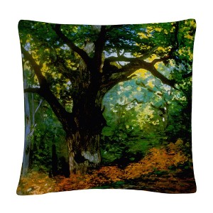 Claude Monet 16 X 16 Decorative Throw Pillow by Trademark Fine Art - 1 of 4