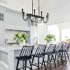 BAOURE 14-Light Gold Industrial Chandelier - 78.74" Rustic Kitchen Island Lighting-  Farmhouse Linear Chandeliers for Large Kitchen Islands & Dining - 3 of 4
