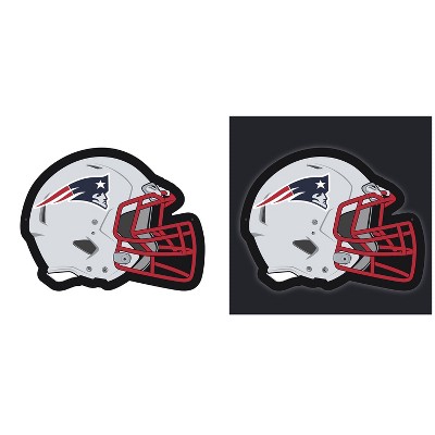 Evergreen Ultra-Thin Edgelight LED Wall Decor, Helmet, New England Patriots- 19.5 x 15 Inches Made In USA