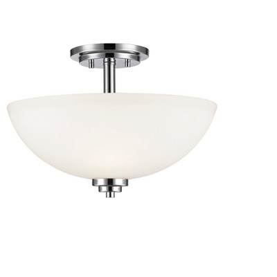 11" Ceiling Light Semi-Flush Mount Chrome  - Z-Lite