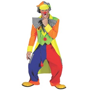 Halloween Express Men's Spanky Stripes Clown Costume - 1 of 1