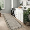 Scalloped Machine Washable Non-Slip Bordered Rug Non-Shedding Soft Low Pile Modern Accent Rugs - 2 of 4