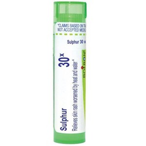 Sulphur 30X by Boiron Homeopathic Single Medicine For First Aid  -  80 Pellet - 1 of 4