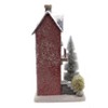 Cody Foster 16.0 Inch Red Town House Christmas Light Up Vintage Look Village Buildings - 4 of 4