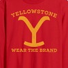 Men's - Yellowstone - Wear The Brand Y Long Sleeve Graphic T-Shirt - 2 of 4