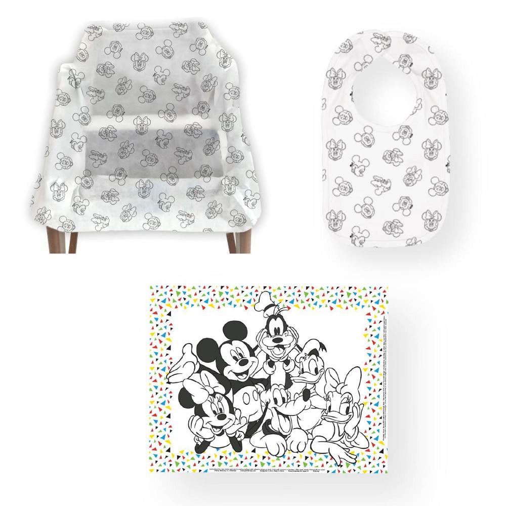 Disney Baby by J.L. Childress Disposable Dining-Out Placemat Bundle - 3ct ( pack for 3 )