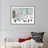 Amanti Art Union Square in Snow by Bex Morley Design Canvas Art Framed - 4 of 4