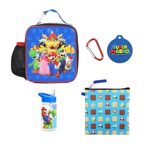 Super Mario Brothers 4-Piece Lunchbox & Water Bottle Combo Set - image 1 of 4