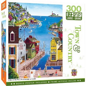 MasterPieces Inc A Walk on the Pier 300 Piece Large EZ Grip Jigsaw Puzzle - 1 of 4