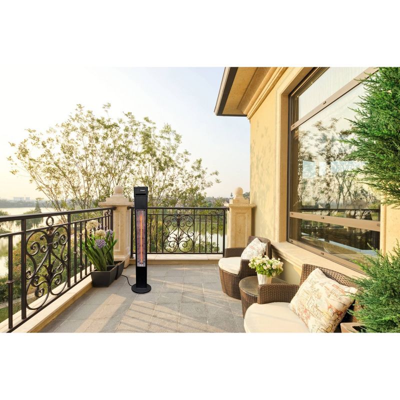 Freestanding Tower Infrared Electric Outdoor Heater - Black - Westinghouse, 3 of 6