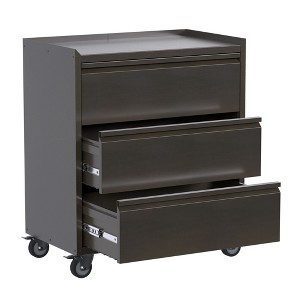 AOBABO Steel Wheeled Lockable Tool Box Supply Cabinet Organizer with Adjustable Storage Shelves for Homes, Offices, and Garages - 1 of 4