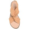Journee Collection Womens Deleece Tru Comfort Foam Sling Back Low Block Heel Sandals Tan 7.5 - 4 of 4