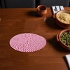 Unique Bargains Trivet Round Rope Woven Mat Cotton Non-woven Fabric 7.87"x7.87"x0.31" - 2 of 3