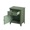 ORRD Antique Green Nightstand, 25" Transitional End Table with Storage Drawer & Cabinet for Bedroom Living Room - 4 of 4