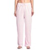 Casual Nights Women's Long Sleeve Floral Lace Trim Pajama Set - 4 of 4