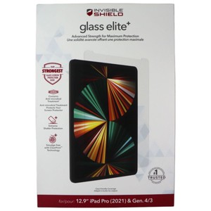 ZAGG InvisibleShield (Glass Elite+) for Apple iPad Pro 12.9 (2021) & Gen 4/3 - 1 of 1