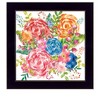HomeRoots Spring Floral Black Framed Print Wall Art - 4 of 4