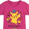 Girls' - Pokémon - I'm So Sweet Fitted Short Sleeve Graphic T-Shirt - 2 of 4