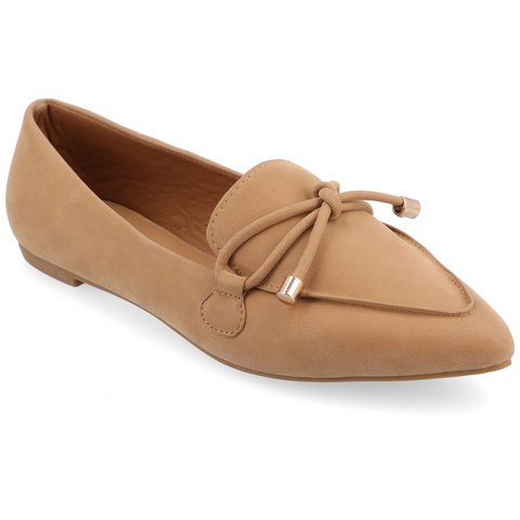 Обувь Journee Collection Narrow Width Women's Muriel Flat Tan 10NW