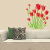 Slickblue Vinyl Gentle Tulips Wall Decals – Easy to Apply Décor for Walls, Windows, and More – 17.7x23.6 Inches - 2 of 3