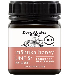 DownUnder Honey UMF 5+ Manuka Honey (MGO 83+) 250g - 1 of 4