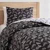 Nestl Modern Comforter Set, 3 Piece Botanical Bedding Set, Reversible Comforter Bed Set - 3 of 4