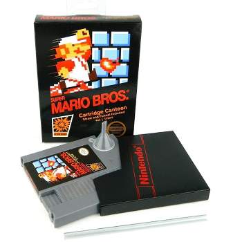 Just Funky Super Mario Bros NES Cartridge Flask | Licensed Nintendo Merchandise 5oz