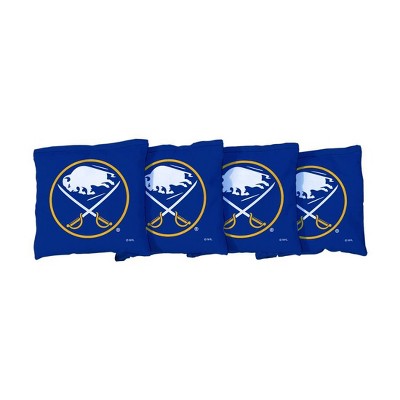 NHL Buffalo Sabres Corn-Filled Cornhole Bags Navy Blue - 4pk