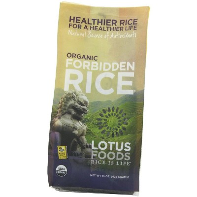 Lotus Foods Rice Forbidden Organic - Case of 1 - 11 Lb