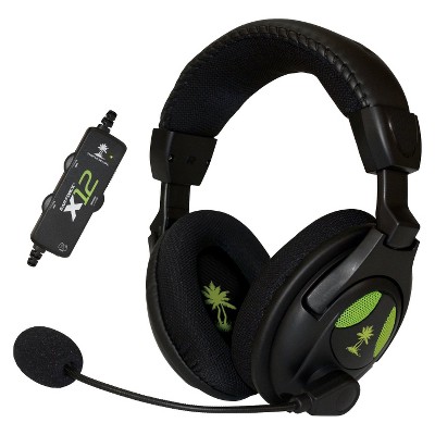 Turtle Beach X12 Amplified Stereo Gaming Headset - Black Xbox 360