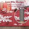 Christmas Area Rug Xmas Snowflake Machine Washable Indoor Carpet Rug - 4 of 4