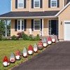 Big Dot of Happiness Christmas Gnomes - Lawn Decorations - Outdoor Holiday Party Yard Decorations - 10 Piece - 3 of 4